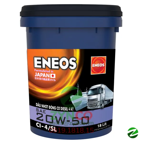 Dầu Động Cơ Eneos CI-4/SL 20W50